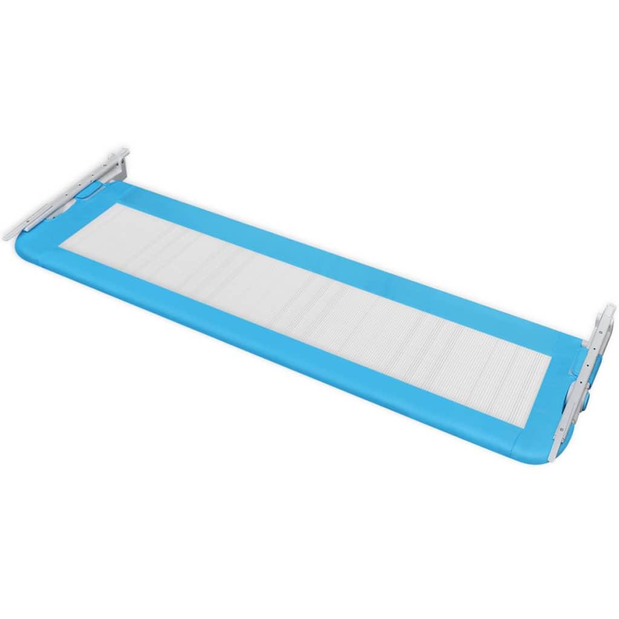 Voir la diapositive 5 : VIDAXL Barriere de lit de securite pour tout-petits 2pcs Bleu 150x42cm