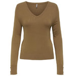 Only Pull Camel Femme Only Minna 15344087. Coloris disponibles : Marron