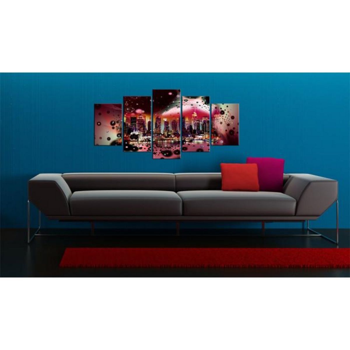 Paris Prix Tableau Imprimé  Couleurs de New York  50x100cm