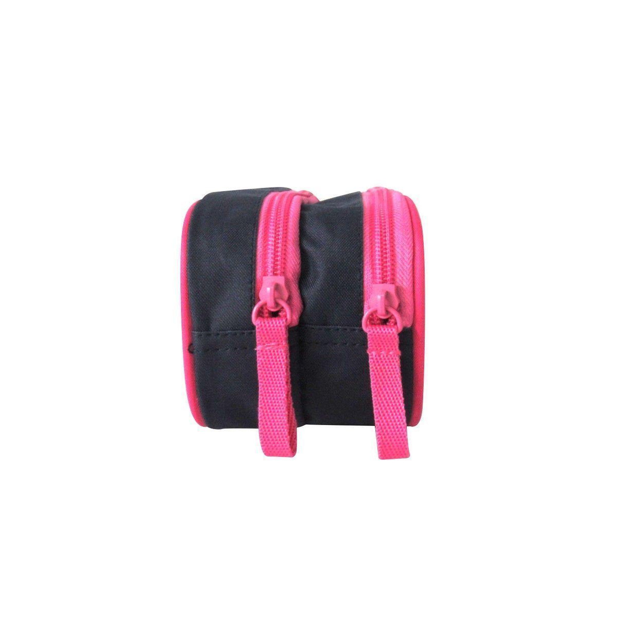 Voir la diapositive 4 : Bagtrotter Trousse scolaire 2 compartiments Lililou Bleu marine