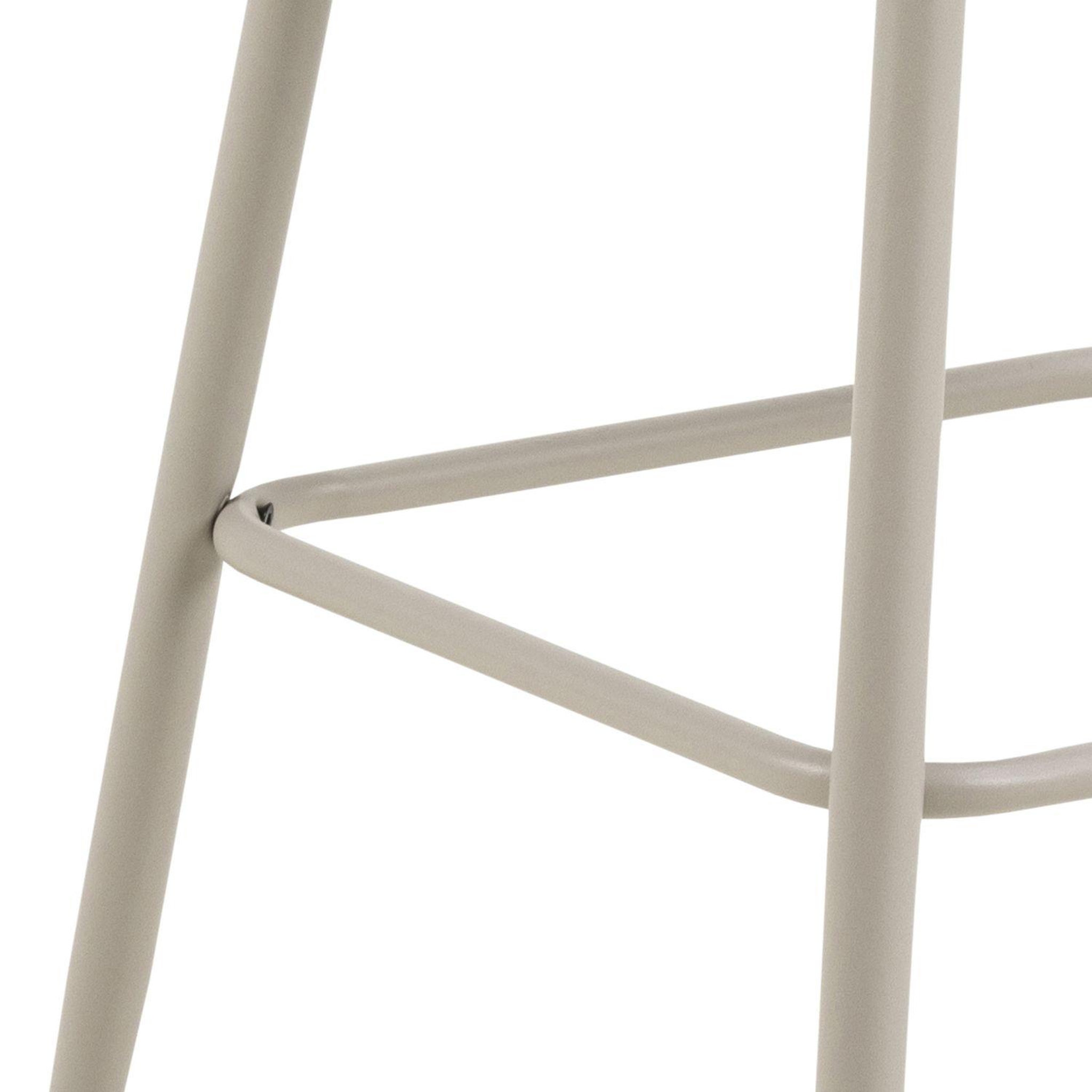 Voir la diapositive 5 : TOILINUX Lot de 2 tabourets de bar sören - beige