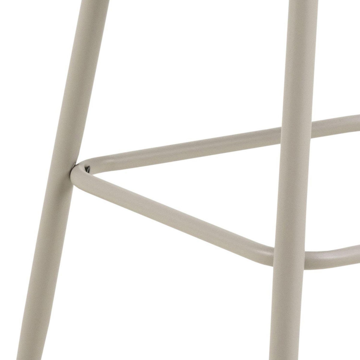 TOILINUX Lot de 2 tabourets de bar SÖREN - Beige