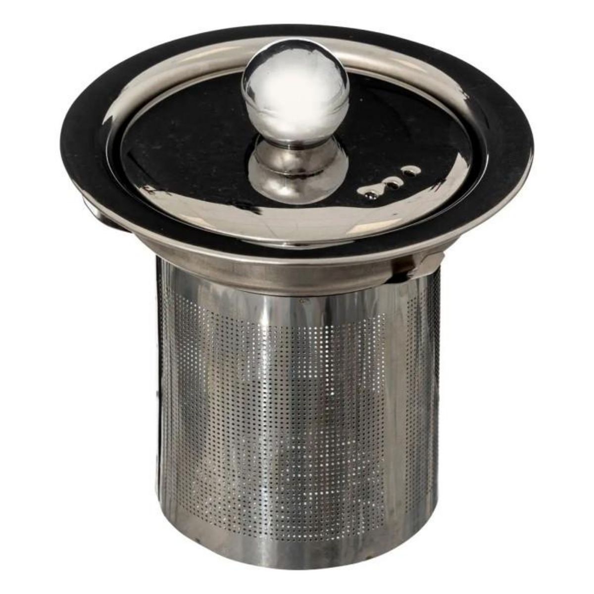 SECRET DE GOURMET Théière Design en Verre  Solitaire  19cm Transparent