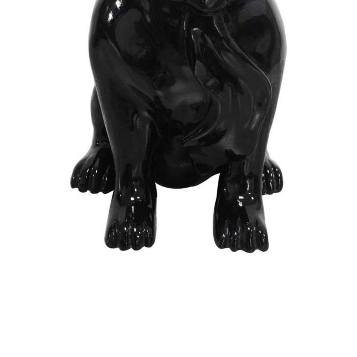 Paris Prix Sculpture Design Chien  Dude  37cm Noir