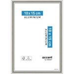 CENTRALE BRICO Cadre Nickel, 10 x 15 cm, gris