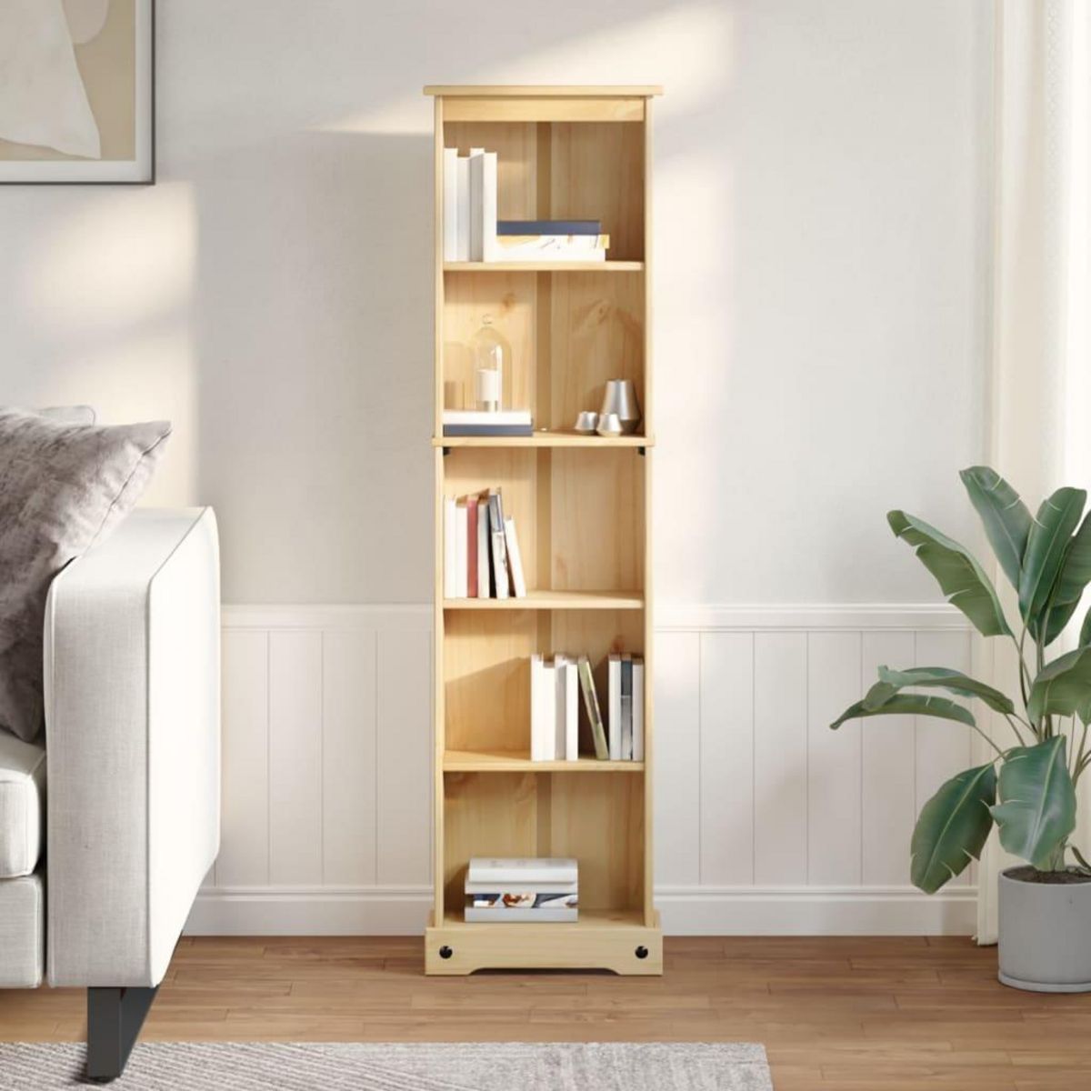 VIDAXL Bibliotheque  46x20x170 cm bois de pin massif