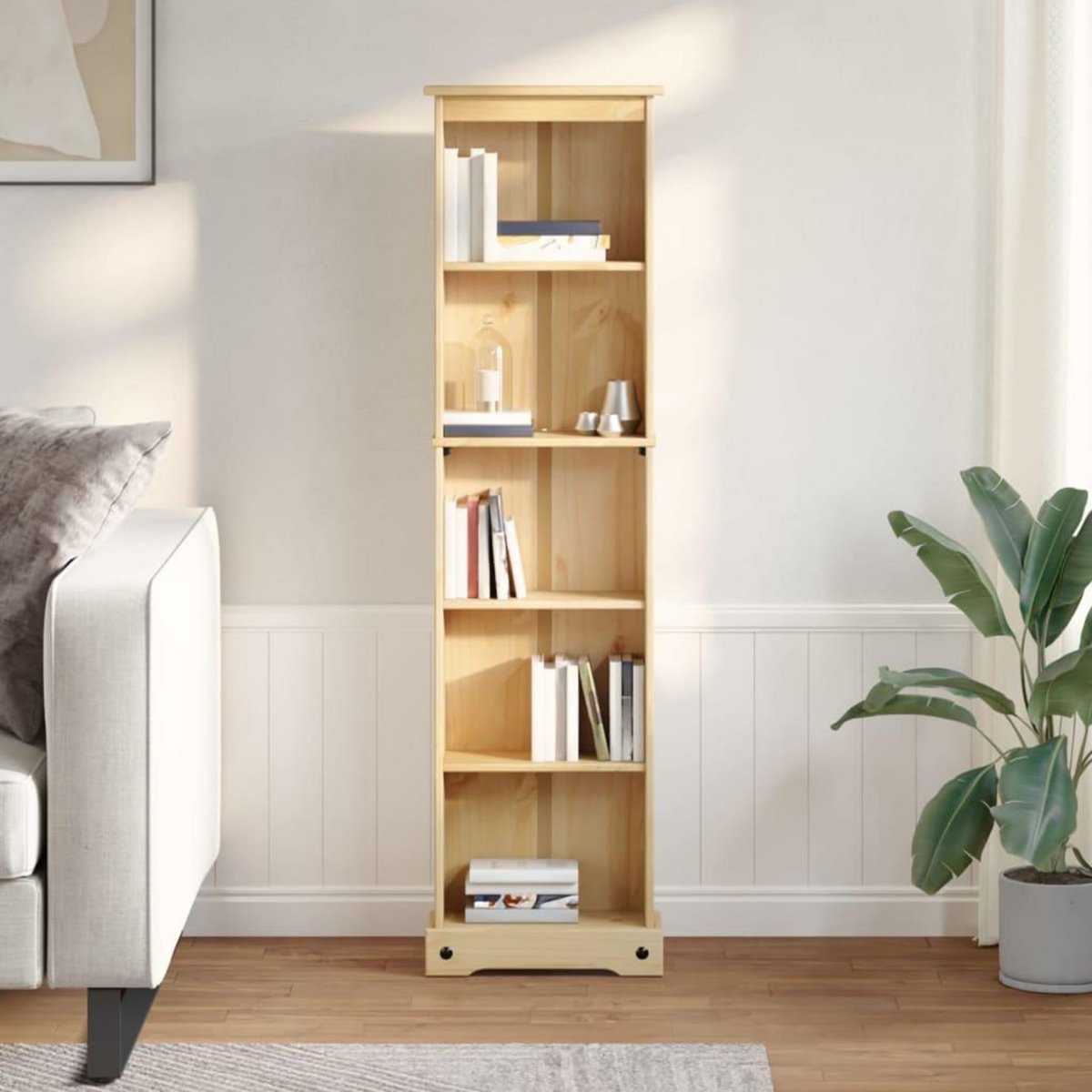 VIDAXL Bibliotheque  46x20x170 cm bois de pin massif
