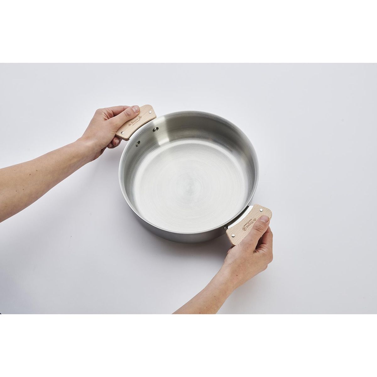 De buyer Set de 2 anses amovibles bois - 3660.02