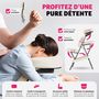 Voir la diapositive 3 : tectake Fauteuil de massage pliable beige