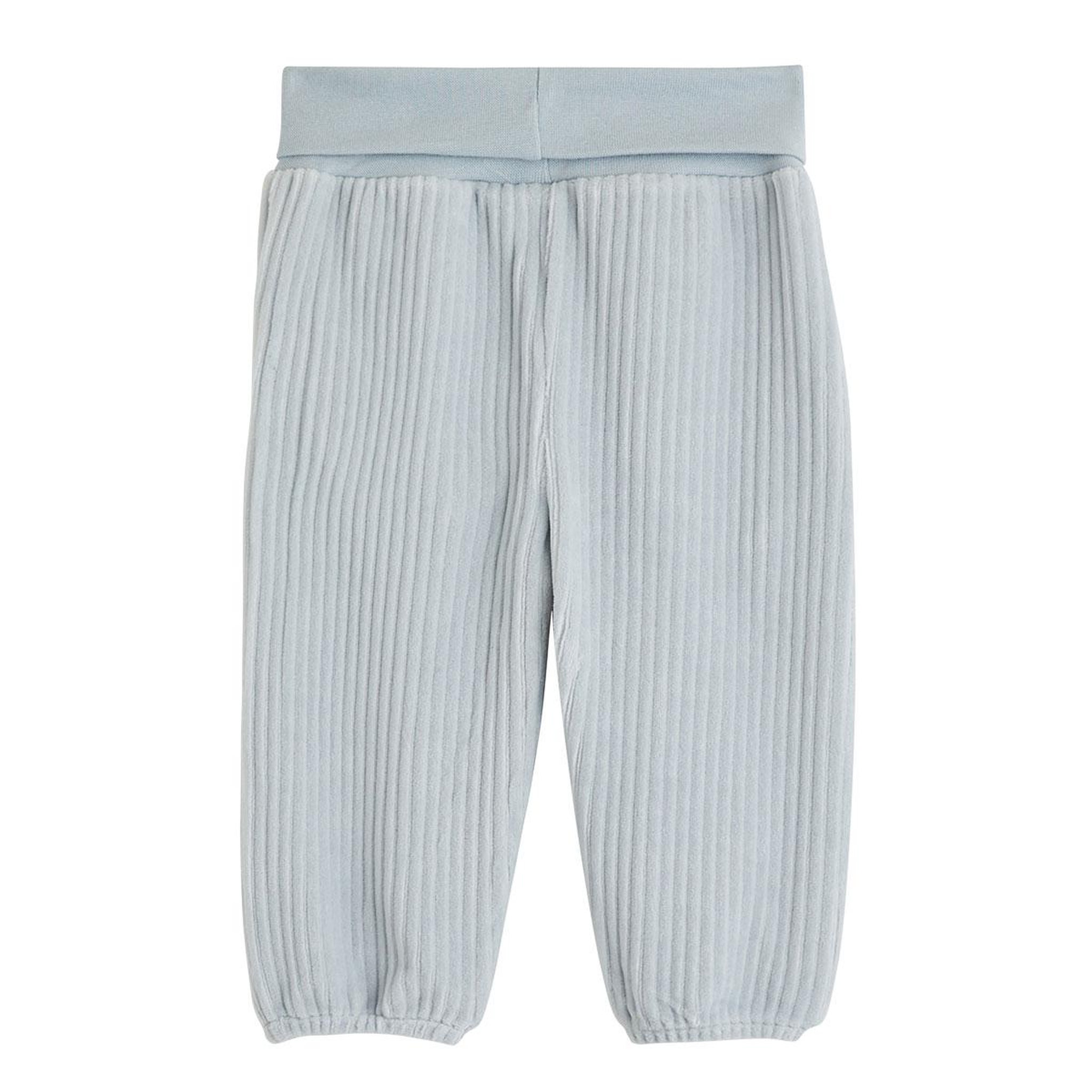 Voir la diapositive 4 : PETIT BEGUIN Ensemble sweat et pantalon bébé en velours voix lactée