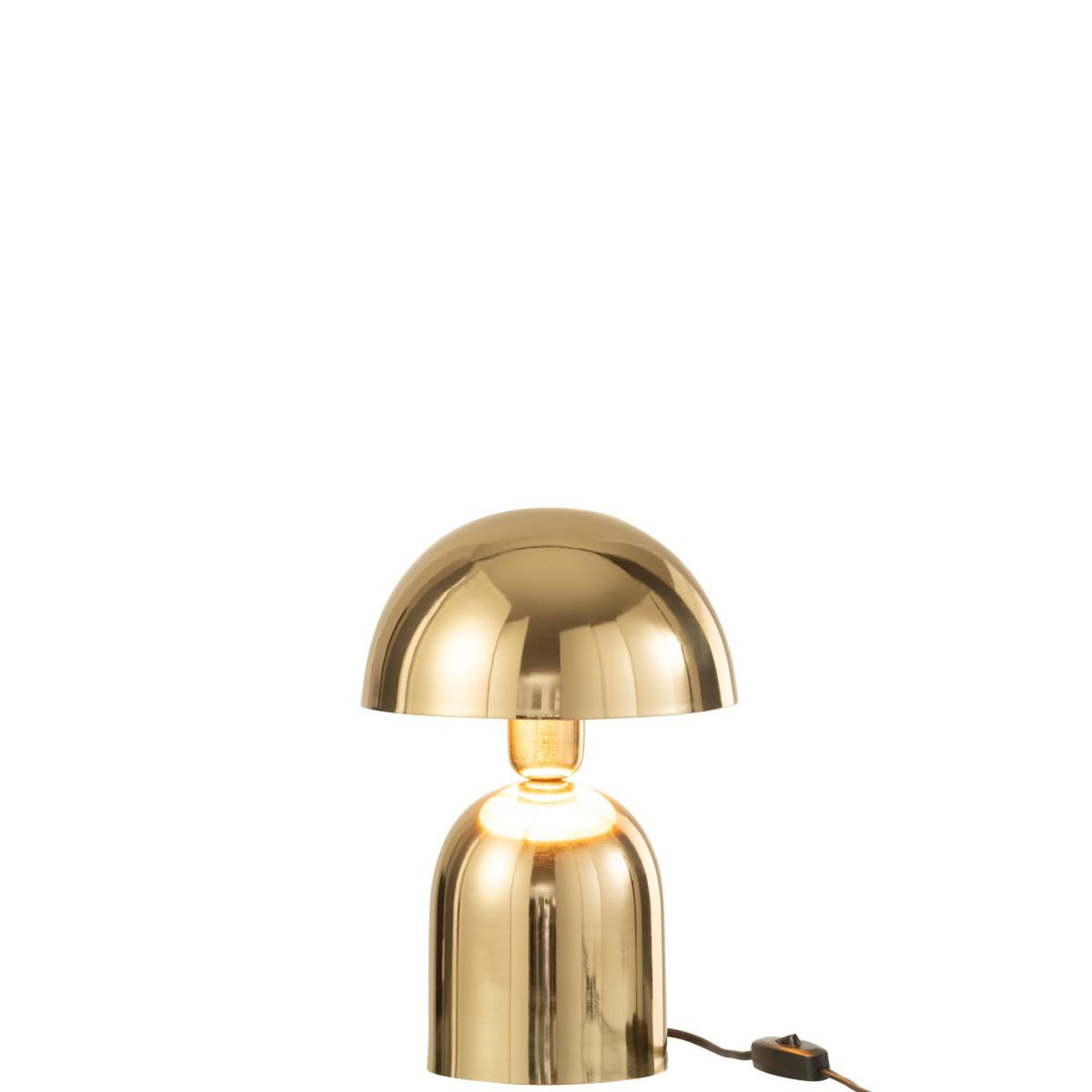 Voir la diapositive 2 : J-LINE Lampe à poser en métal  pearly  30cm or