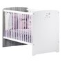 Voir la diapositive 4 : BABY PRICE Ensemble Lit bébé 60x120 cm + commode à langer NEW NAO