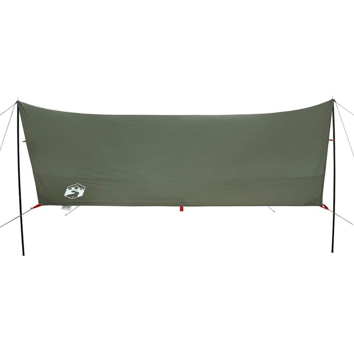 VIDAXL Bache de camping vert olive 438x376x212 cm impermeable
