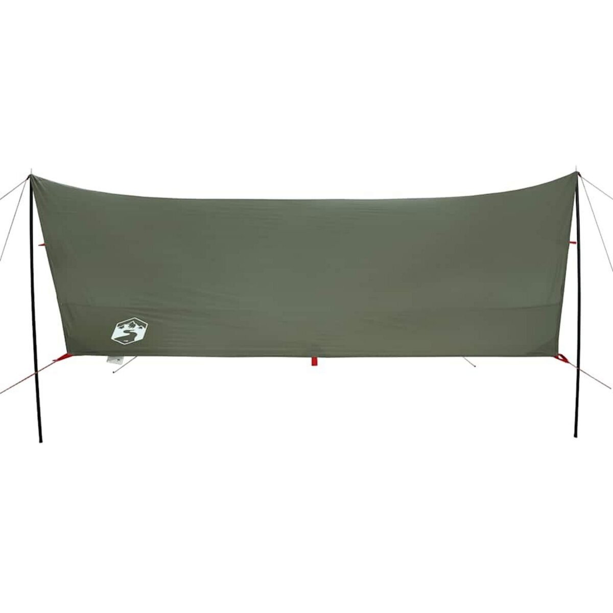 VIDAXL Bache de camping vert olive 438x376x212 cm impermeable
