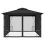 Voir la diapositive 3 : VIDAXL Tonnelle avec moustiquaire 300x400x265 cm Anthracite