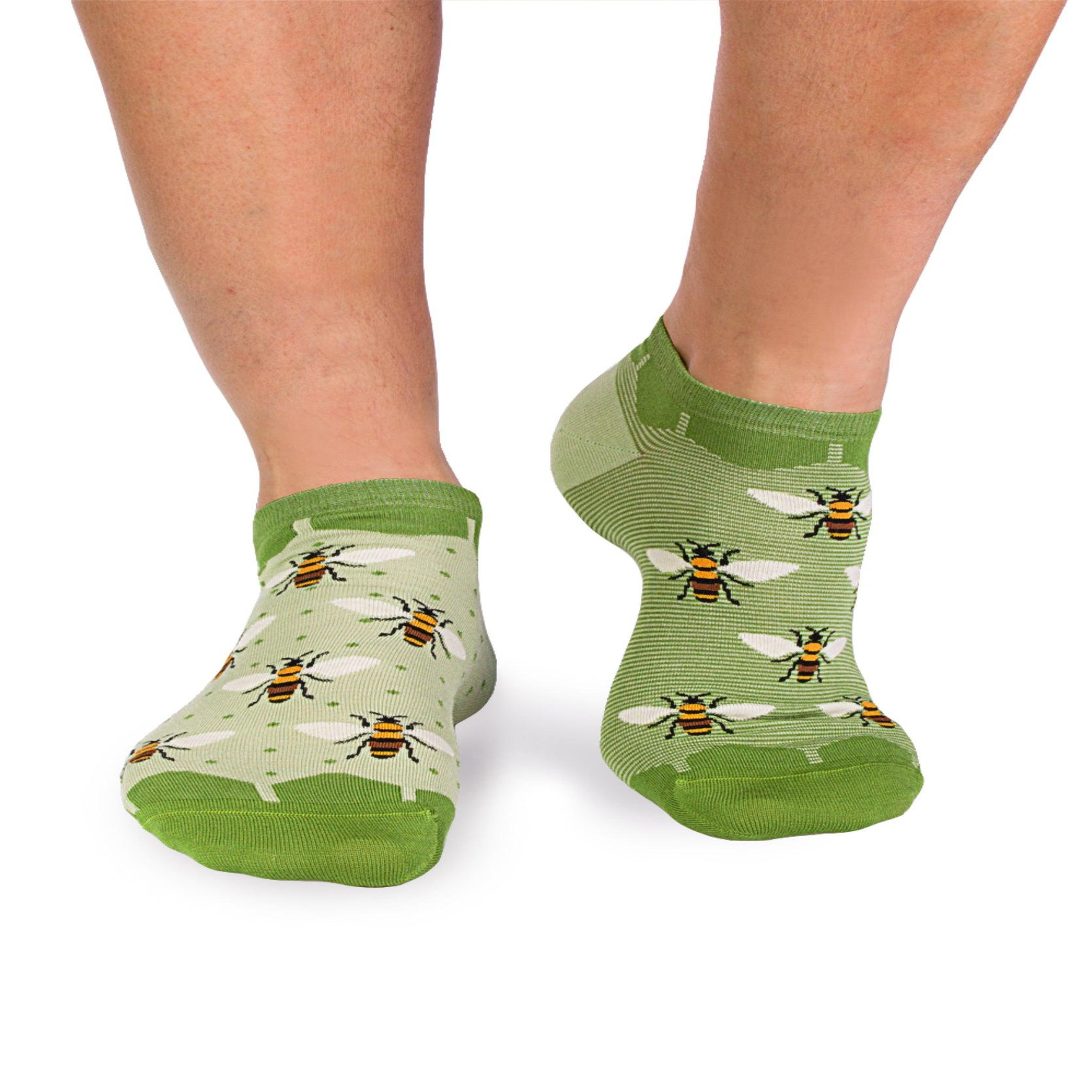 Voir la diapositive 5 : PIRIN HILL Socquettes en bambou abeilles - vertes