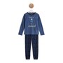 Voir la diapositive 1 : IN EXTENSO Ensemble pyjama polaire pompon garçon