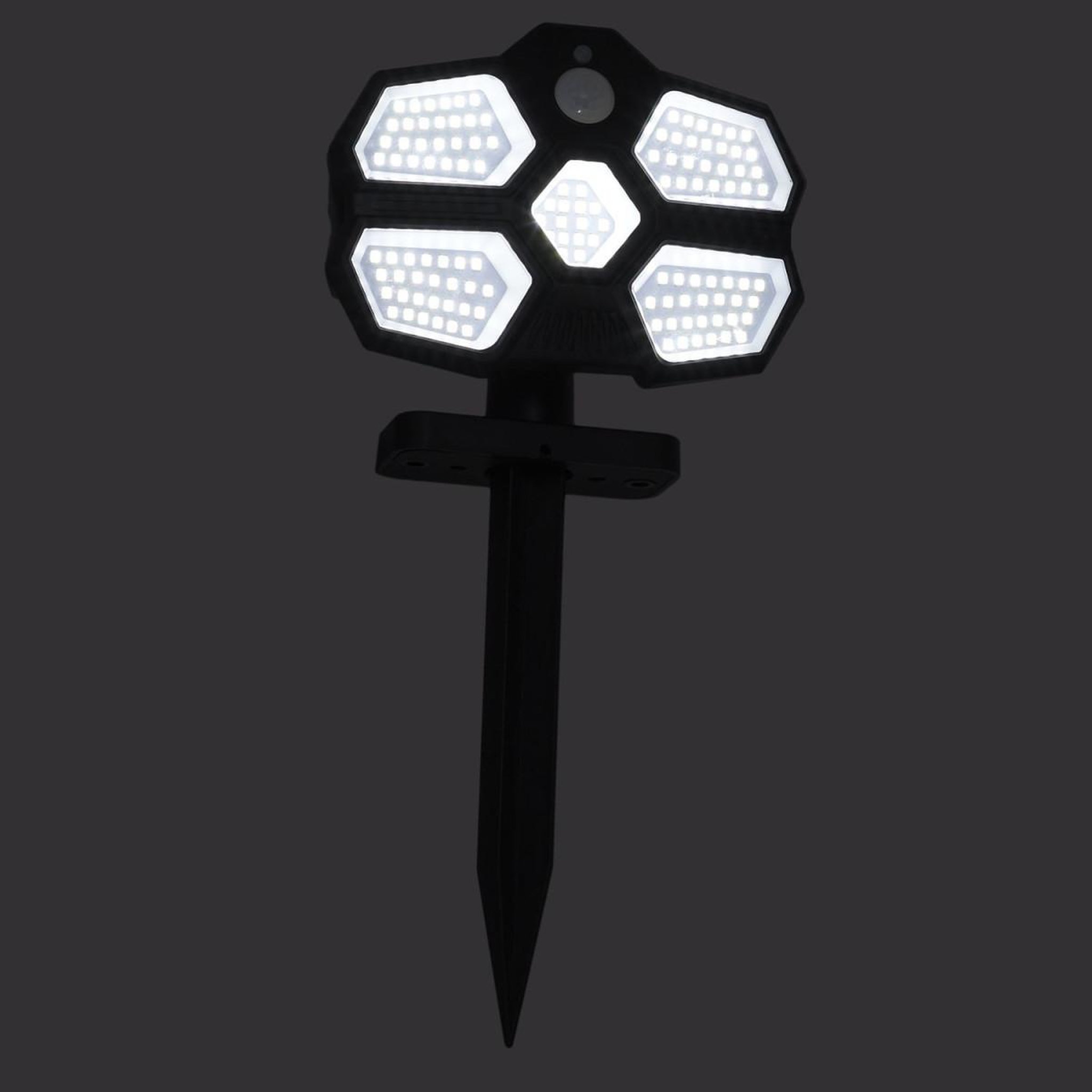 Voir la diapositive 5 : Je cherche une idee Projecteur Extérieur Solaire  Mouvement  13cm Noir