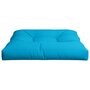 Voir la diapositive 5 : VIDAXL Coussin de palette bleu 80x80x12 cm tissu