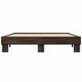 Voir la diapositive 4 : VIDAXL Cadre de lit sans matelas chene marron 150x200 cm