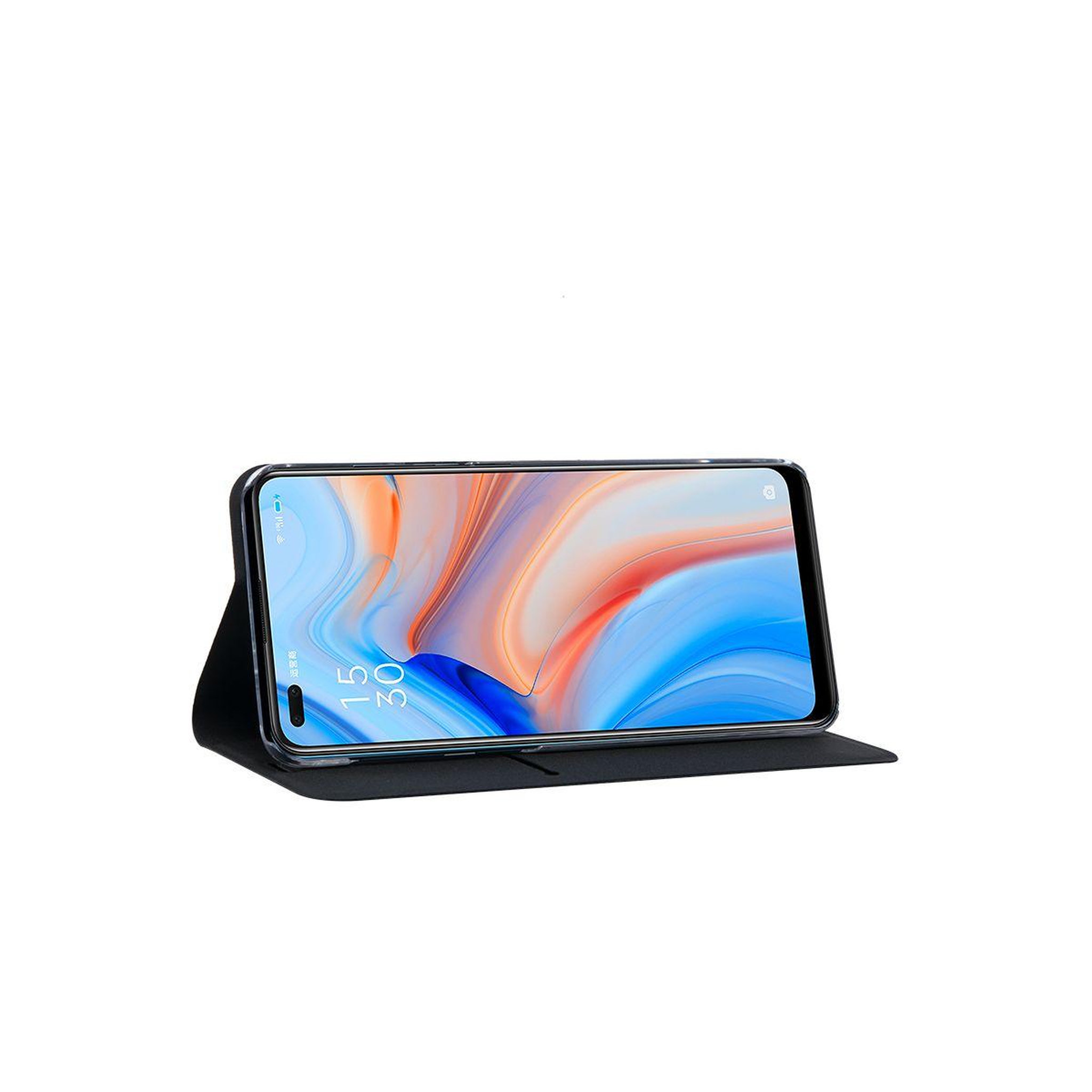 Voir la diapositive 4 : Bigben Connected Etui Oppo Reno 4 Stand noir