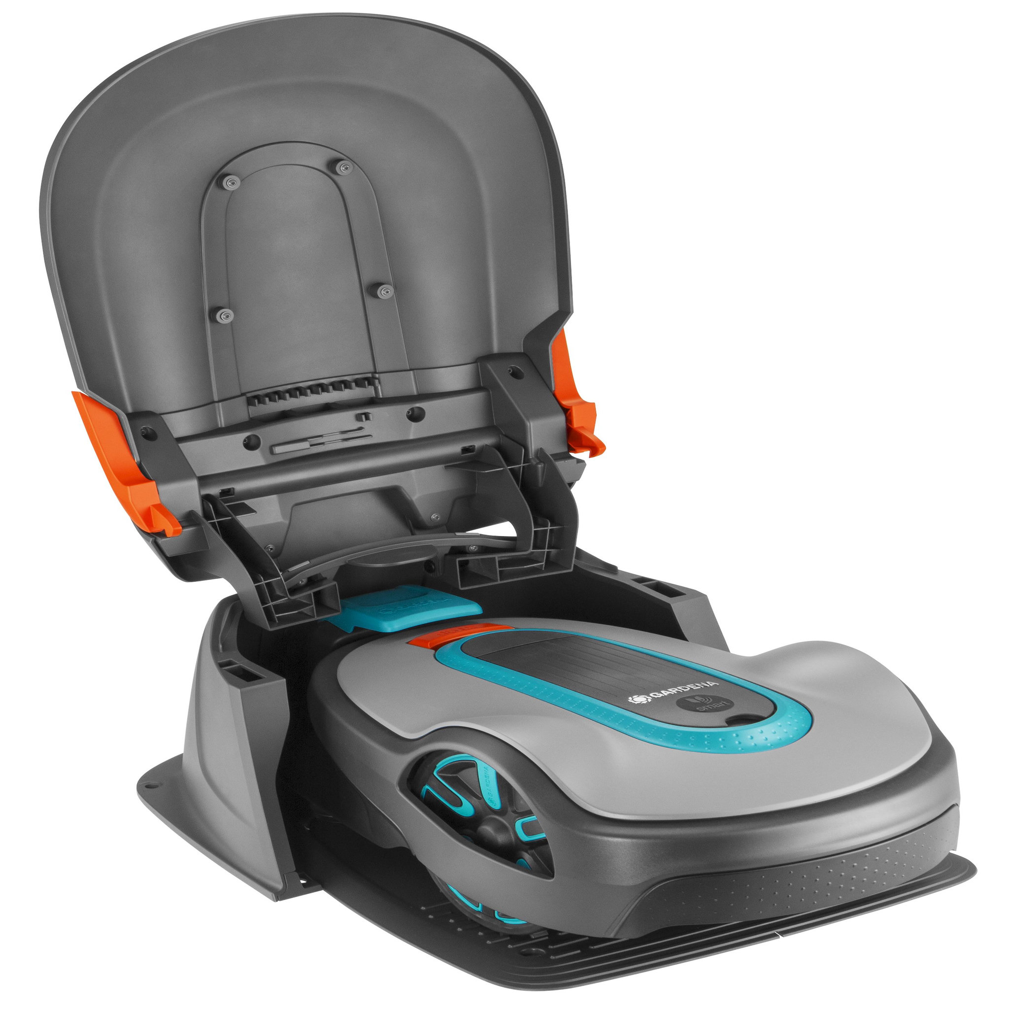 Voir la diapositive 4 : GARDENA Abri tondeuse robot pour SILENO city & life