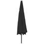 Voir la diapositive 5 : VIDAXL Parasol de jardin avec lumieres LED et mat en metal 400 cm noir
