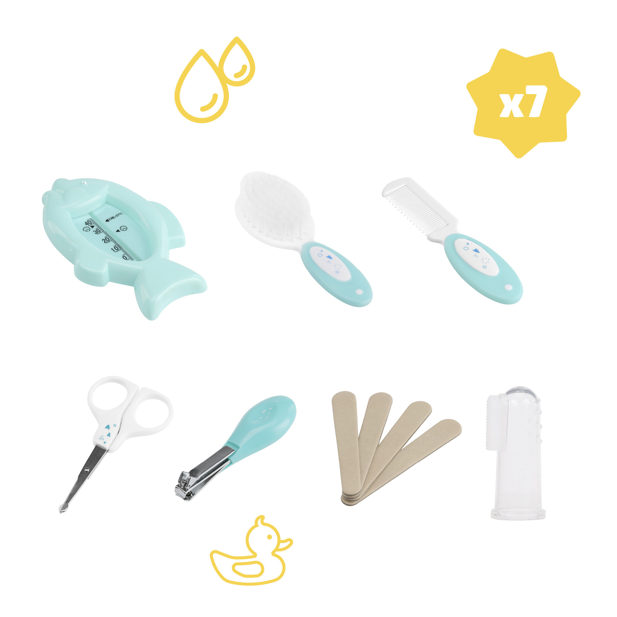 Voir la diapositive 4 : BADABULLE Trousse de soin évolutive bébé 