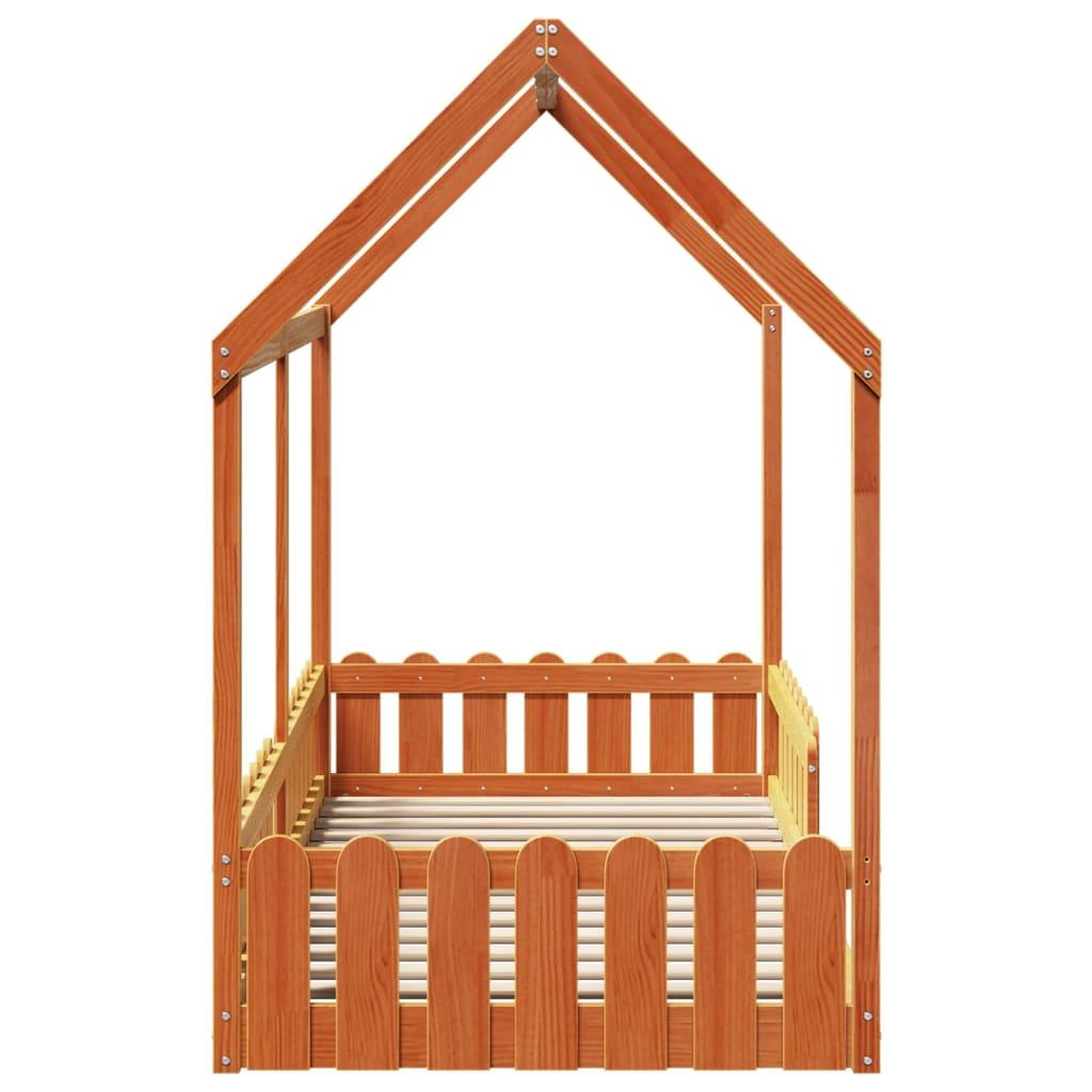Voir la diapositive 5 : VIDAXL Cadre de lit d'enfants forme de maison sans matelas 90x200 cm