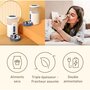 Voir la diapositive 4 : PANASONIC Distributeur de croquettes intelligent pour animaux CP-JNF01-W