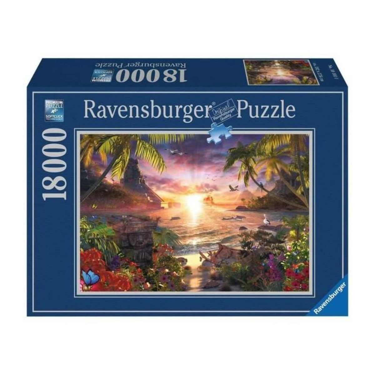 RAVENSBURGER Puzzle 18000 pieces - Paradis au soleil couchant - Ravensburger