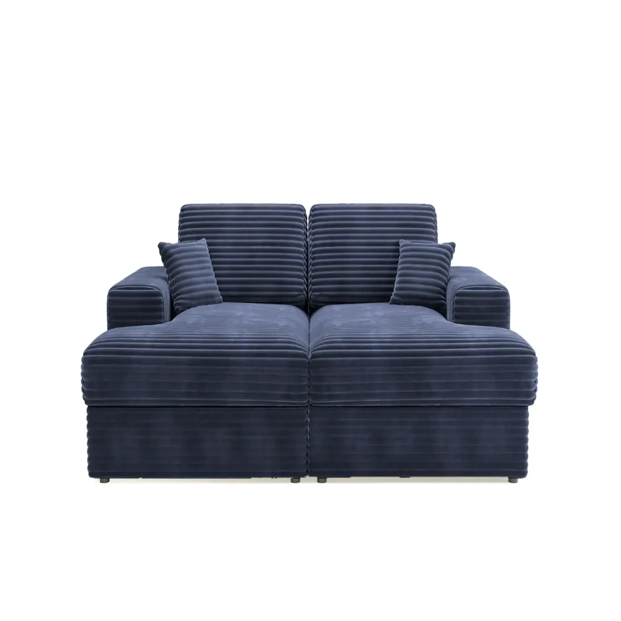 Voir la diapositive 1 : CASANOVA PARIS Lisbonne xl - canapé droit xl velours côtelé