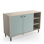 Voir la diapositive 1 : Buffet 2 portes 3 niches L110cm SMART
