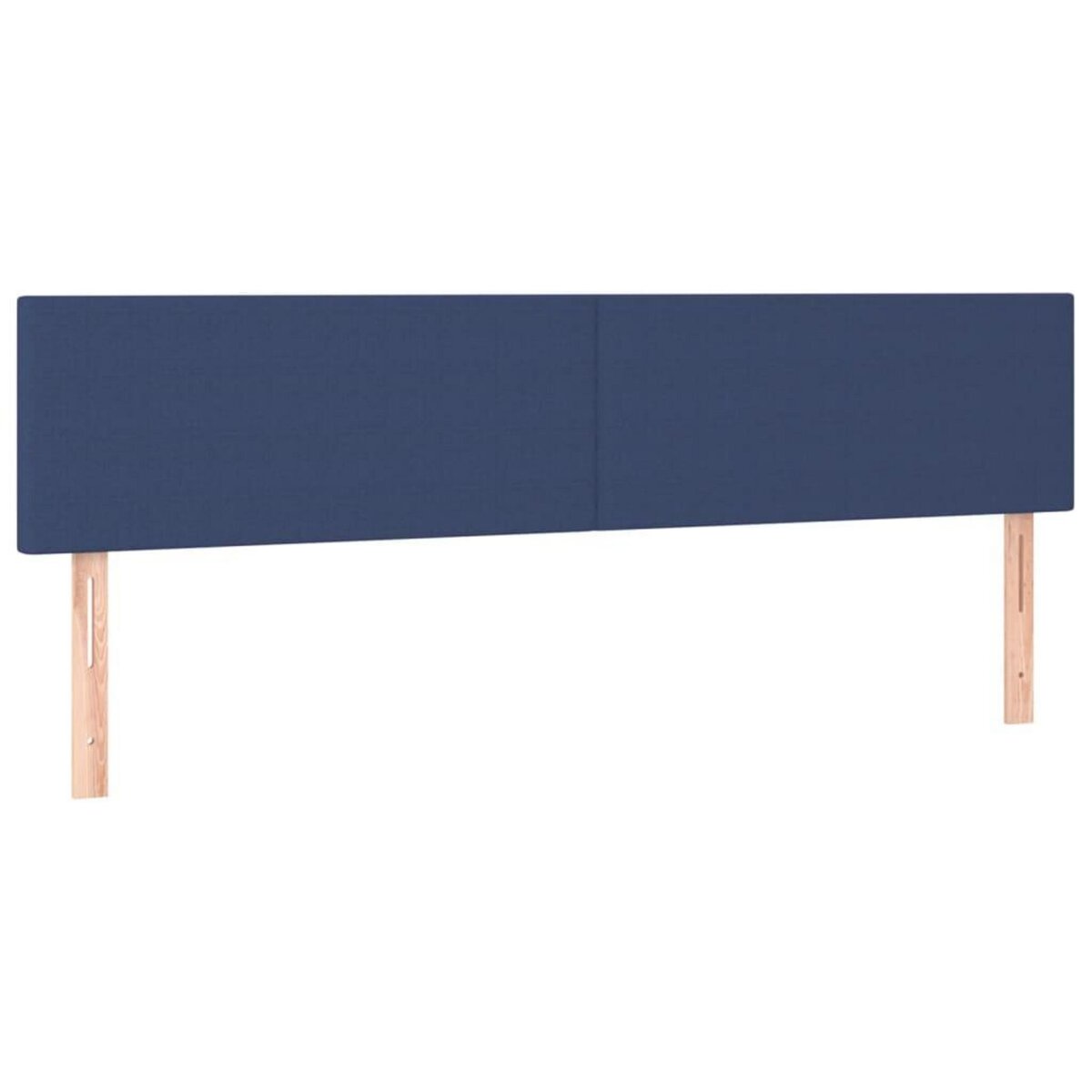 VIDAXL Tete de lit a LED Bleu 180x5x78/88 cm Tissu