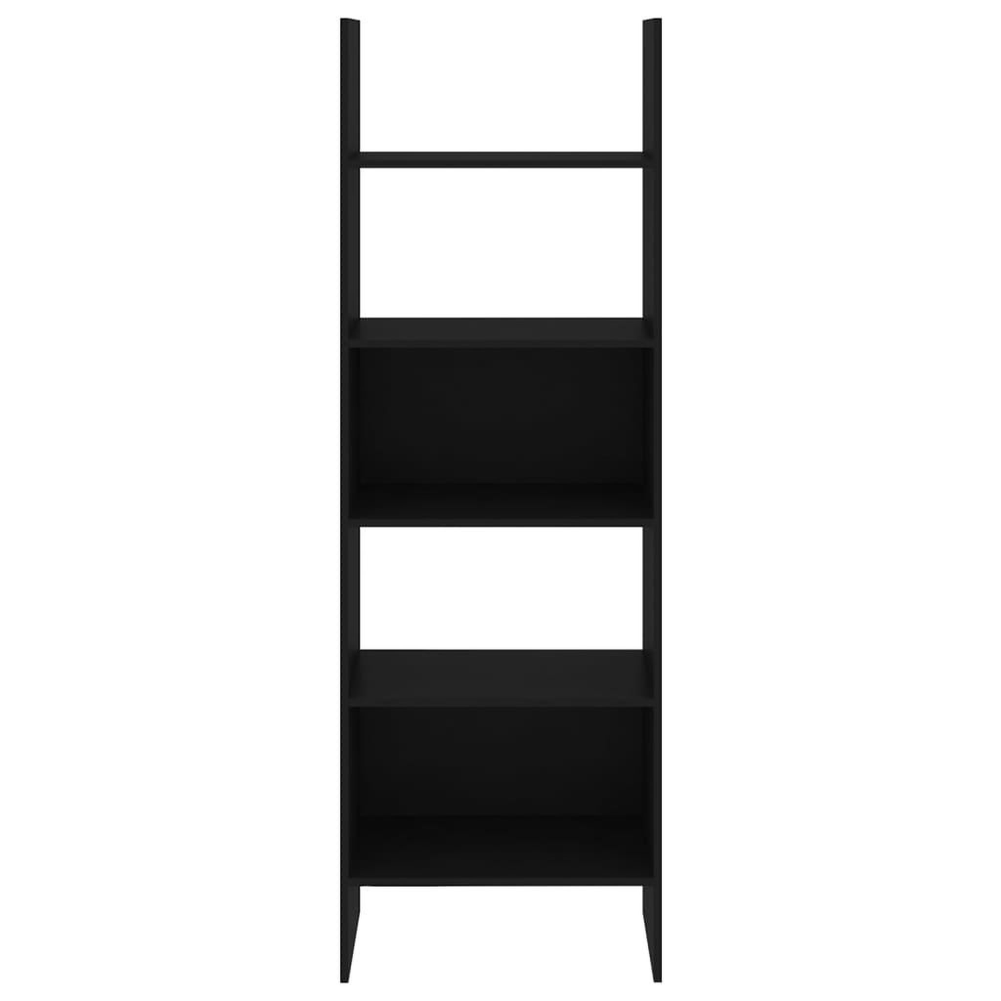 Voir la diapositive 3 : VIDAXL Bibliotheque Noir 60x35x180 cm Bois d'ingenierie