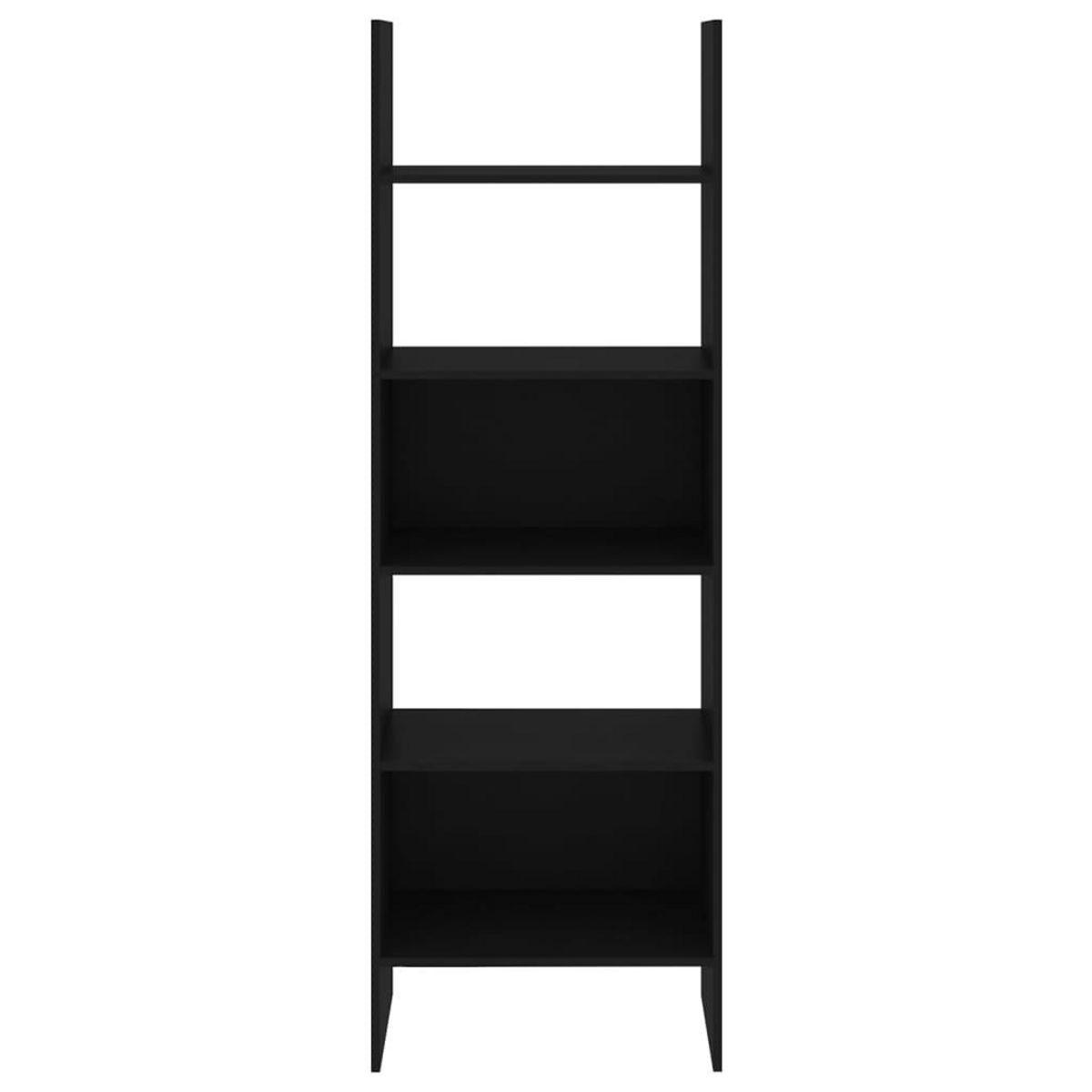 VIDAXL Bibliotheque Noir 60x35x180 cm Bois d'ingenierie