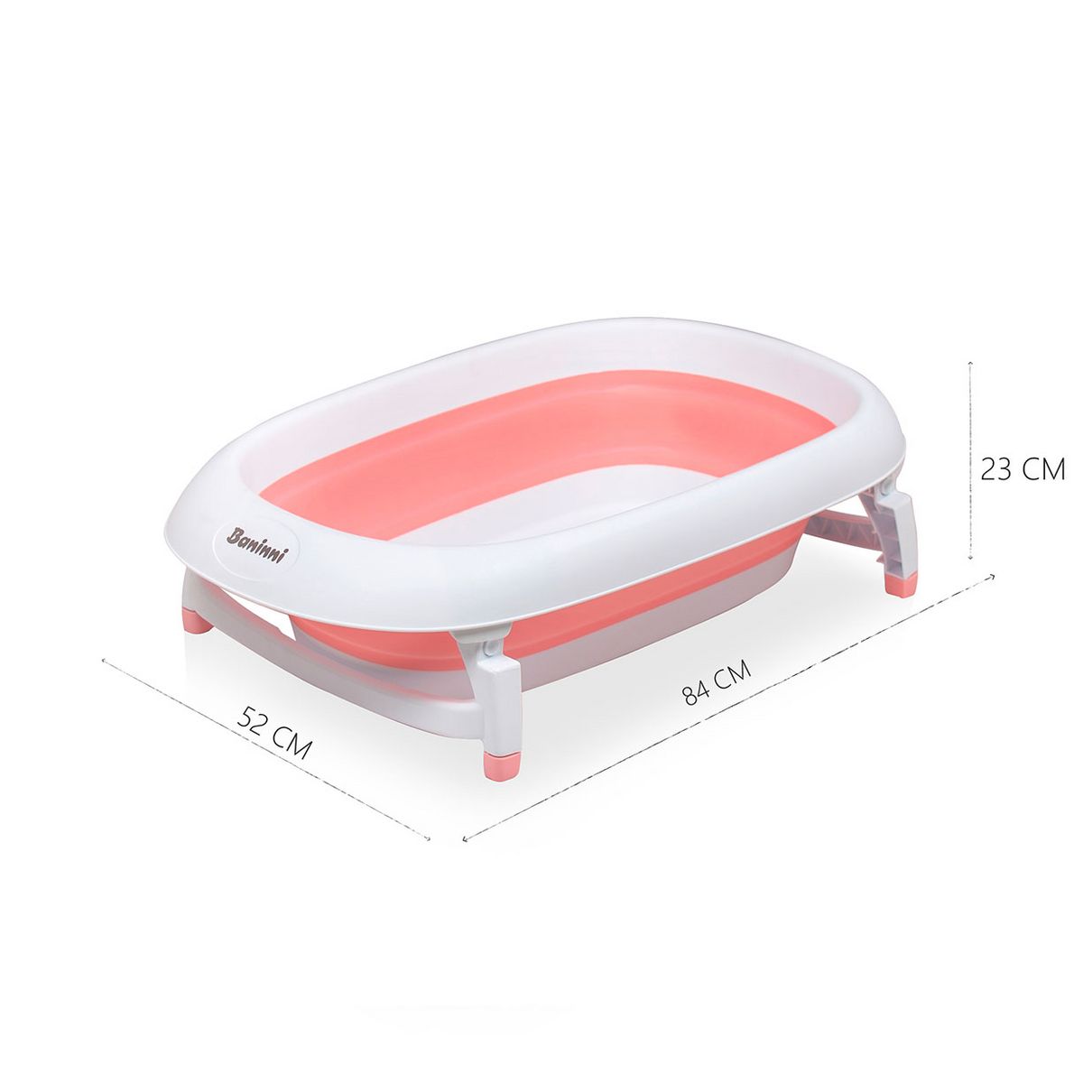 BANINNI Baignoire bébé compacte et design Tino