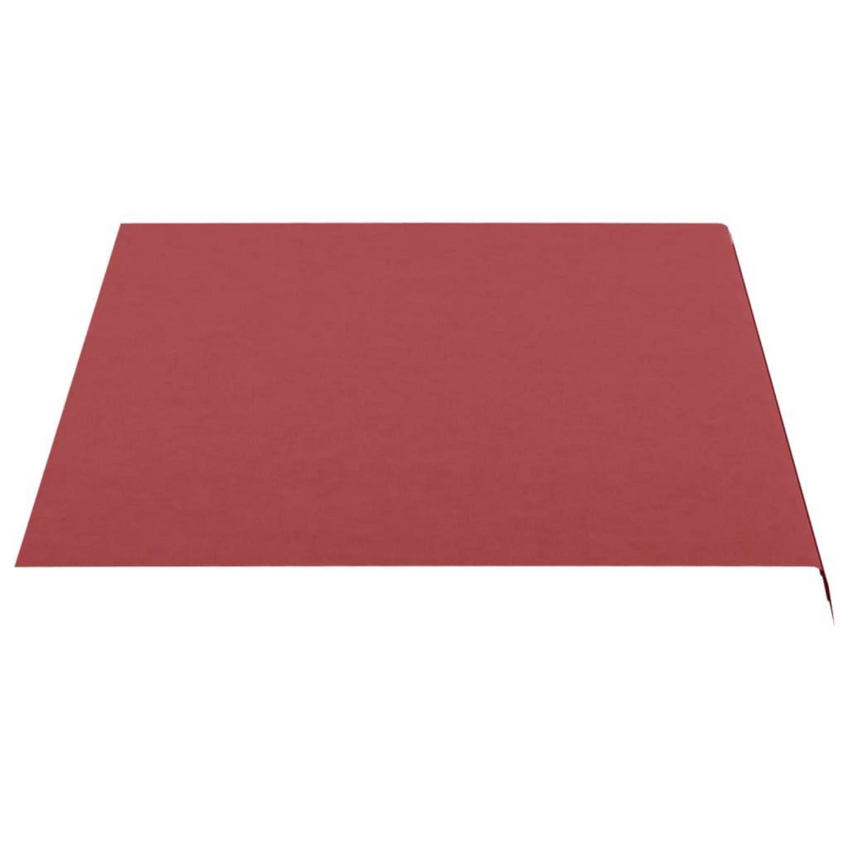 VIDAXL Tissu de remplacement pour auvent Bordeaux rouge 3,5x2,5 m