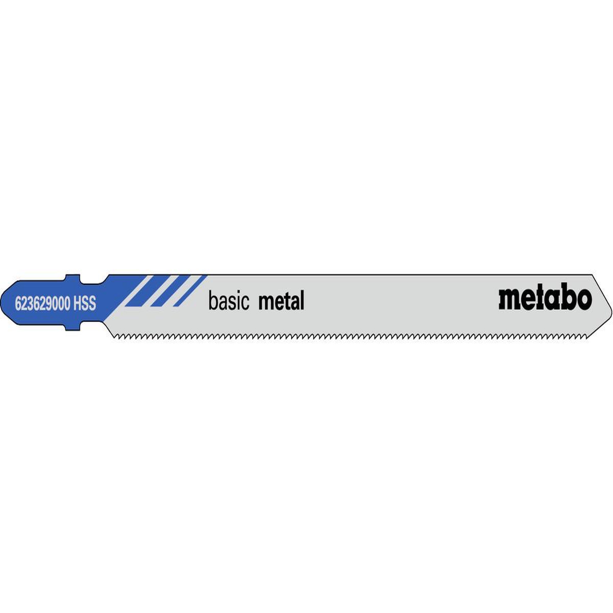 METABO SAS 5 Lames scie sauteuse HSS 106 mm/ 1,2 pour scie sauteuse