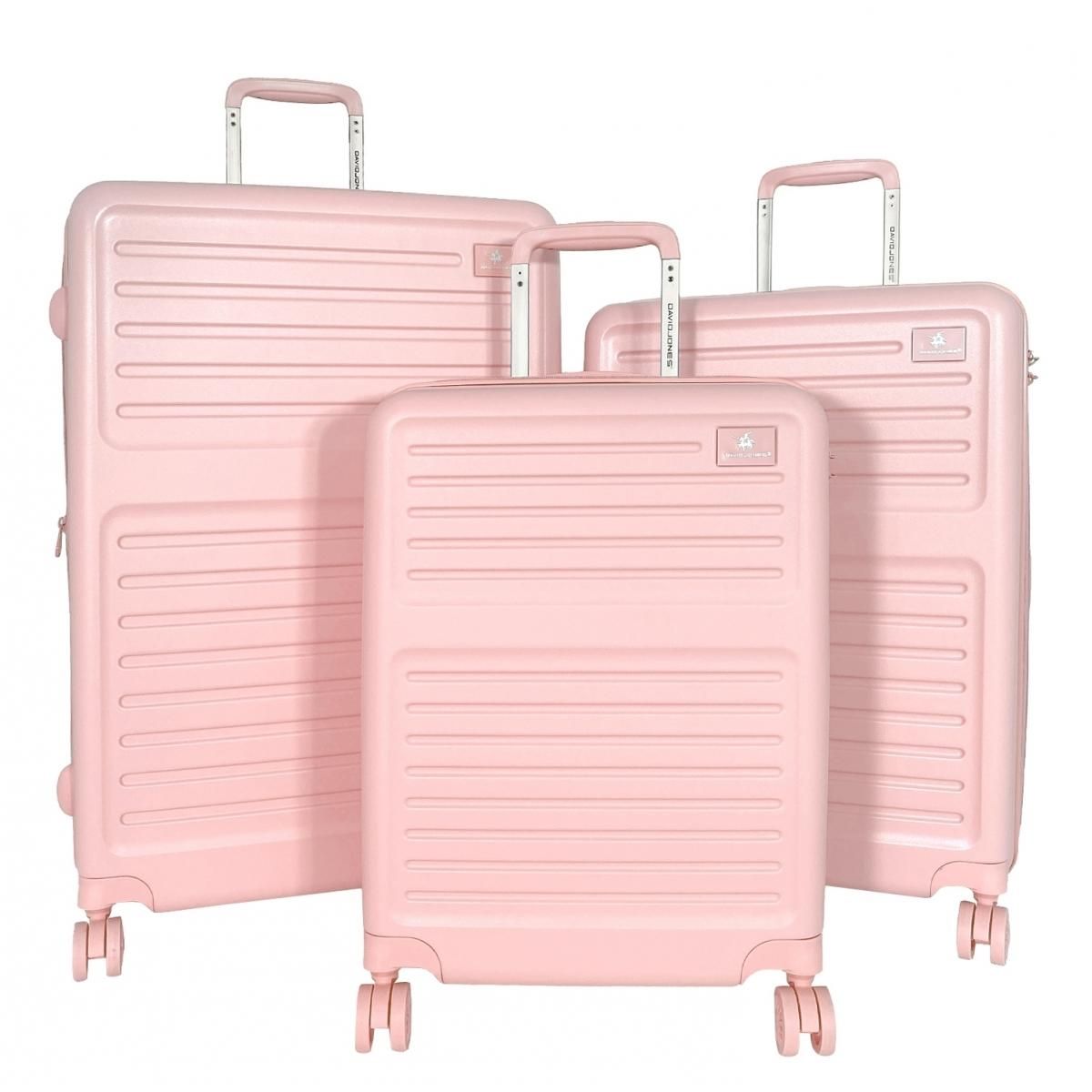 David Jones Lot 3 valises rigides dont 1 cabine TSA