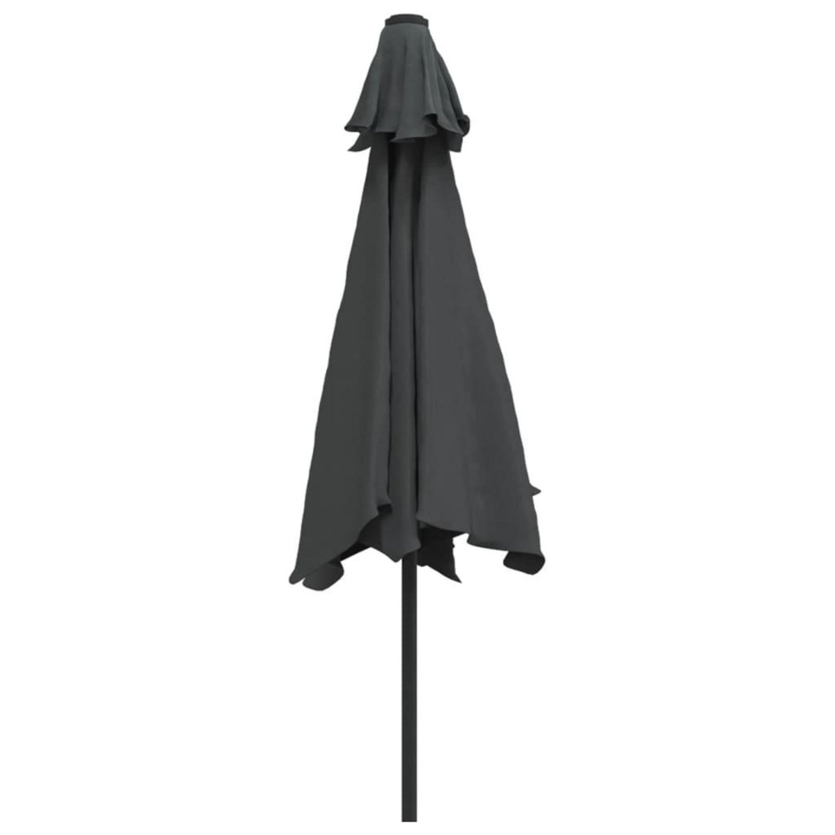 VIDAXL Parasol d'exterieur avec poteau en metal 300 cm Anthracite