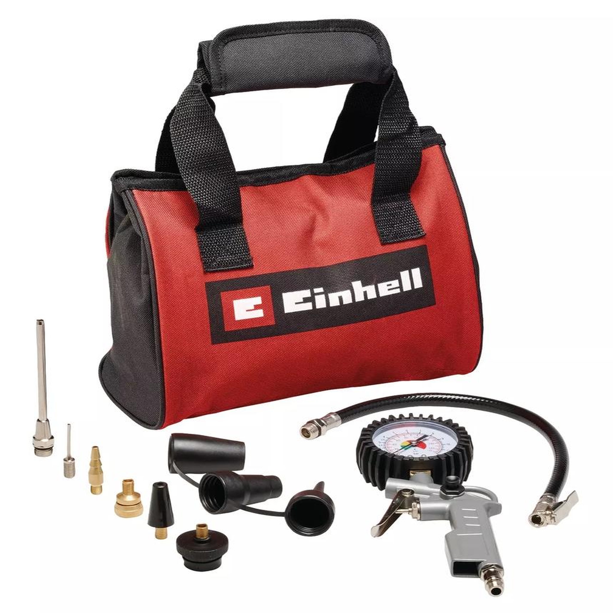 Einhell Kit d'air comprimé , 10 pièces avec sac de rangement