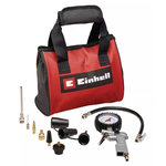 Einhell Kit d'air comprimé , 10 pièces avec sac de rangement