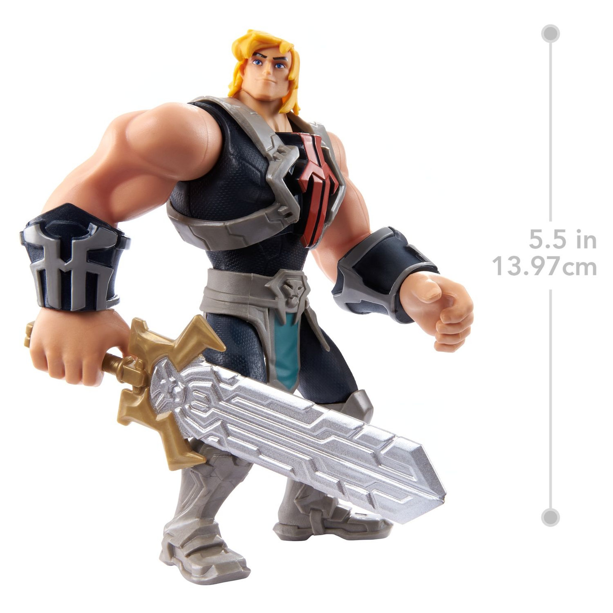 Voir la diapositive 5 : MATTEL Figurine articulée à fonction Musclor - Les Maîtres de l&rsquo;Univers
