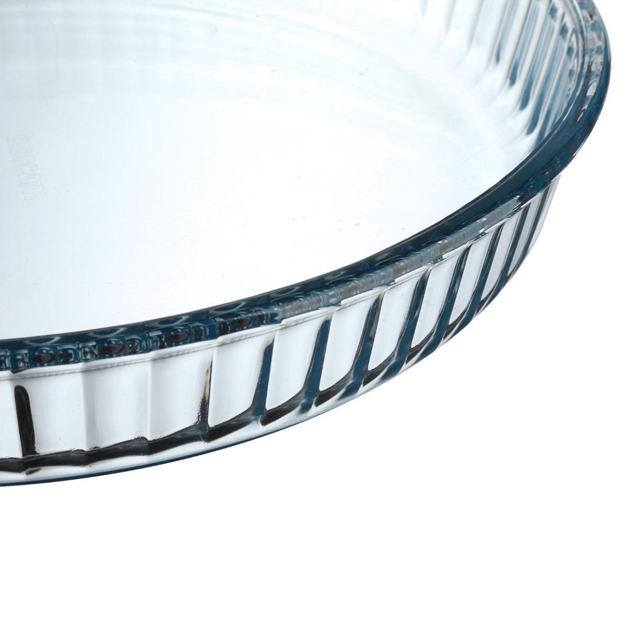 Voir la diapositive 2 : FIVE Plat en Verre Rond  Four  32cm Transparent