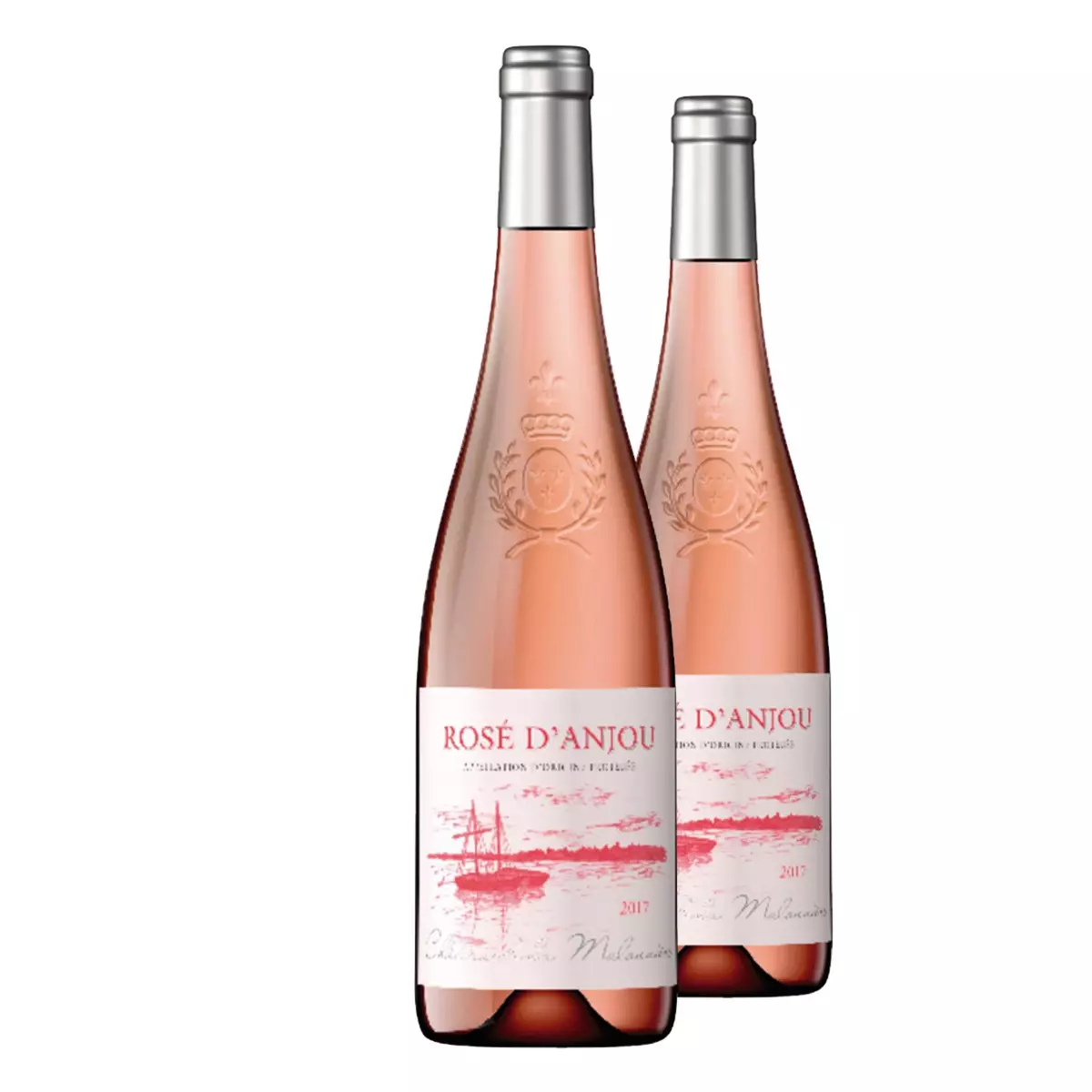 Lot de 2 bouteilles Château Lamalonnière Rosé d'Anjou 