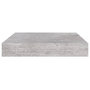 Voir la diapositive 5 : VIDAXL Etageres murales flottantes 2 pcs gris beton 23x23,5x3,8 cm MDF