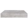 Voir la diapositive 5 : VIDAXL Etageres murales flottantes 2 pcs gris beton 23x23,5x3,8 cm MDF