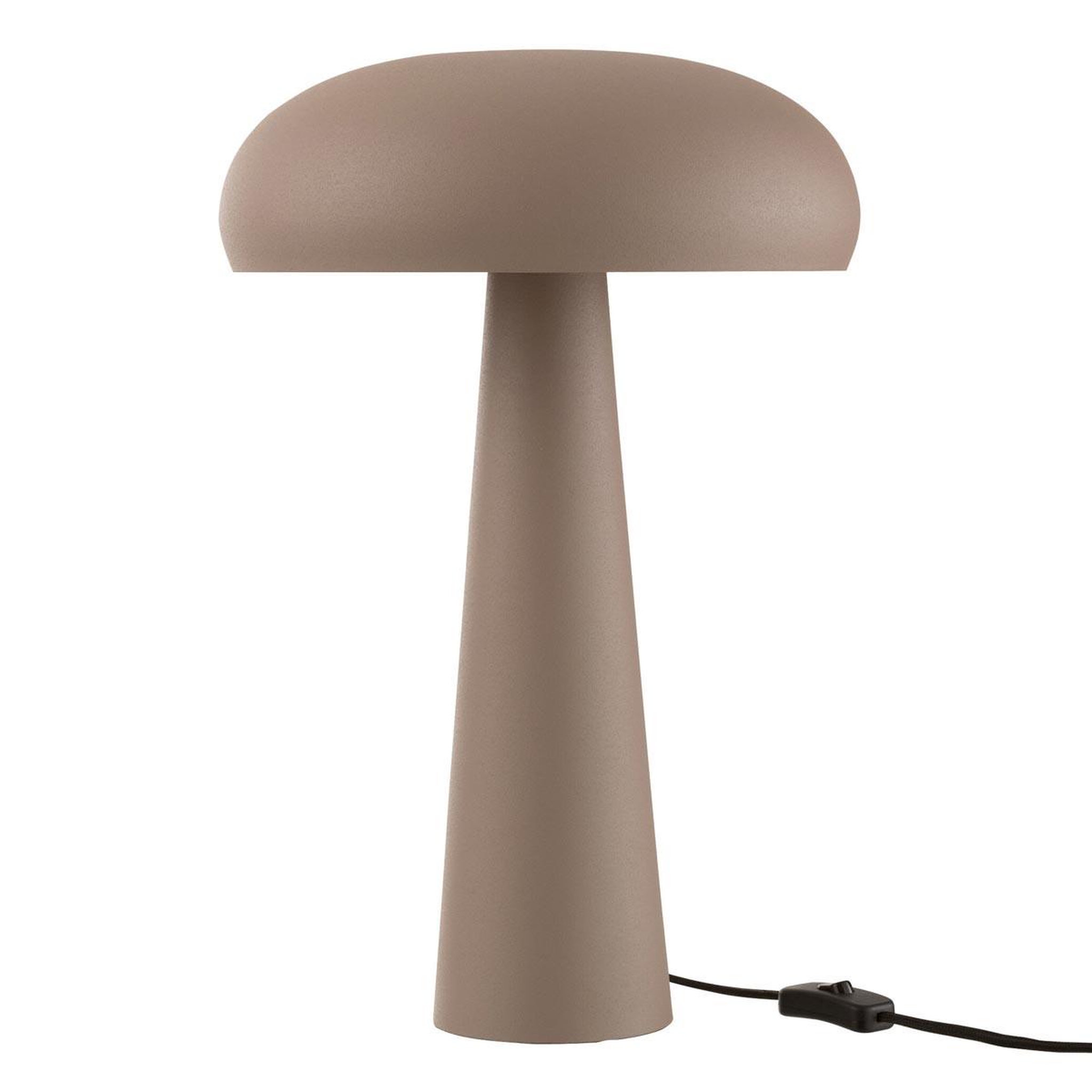 J-LINE Lampe à poser en métal  merle  43cm taupe