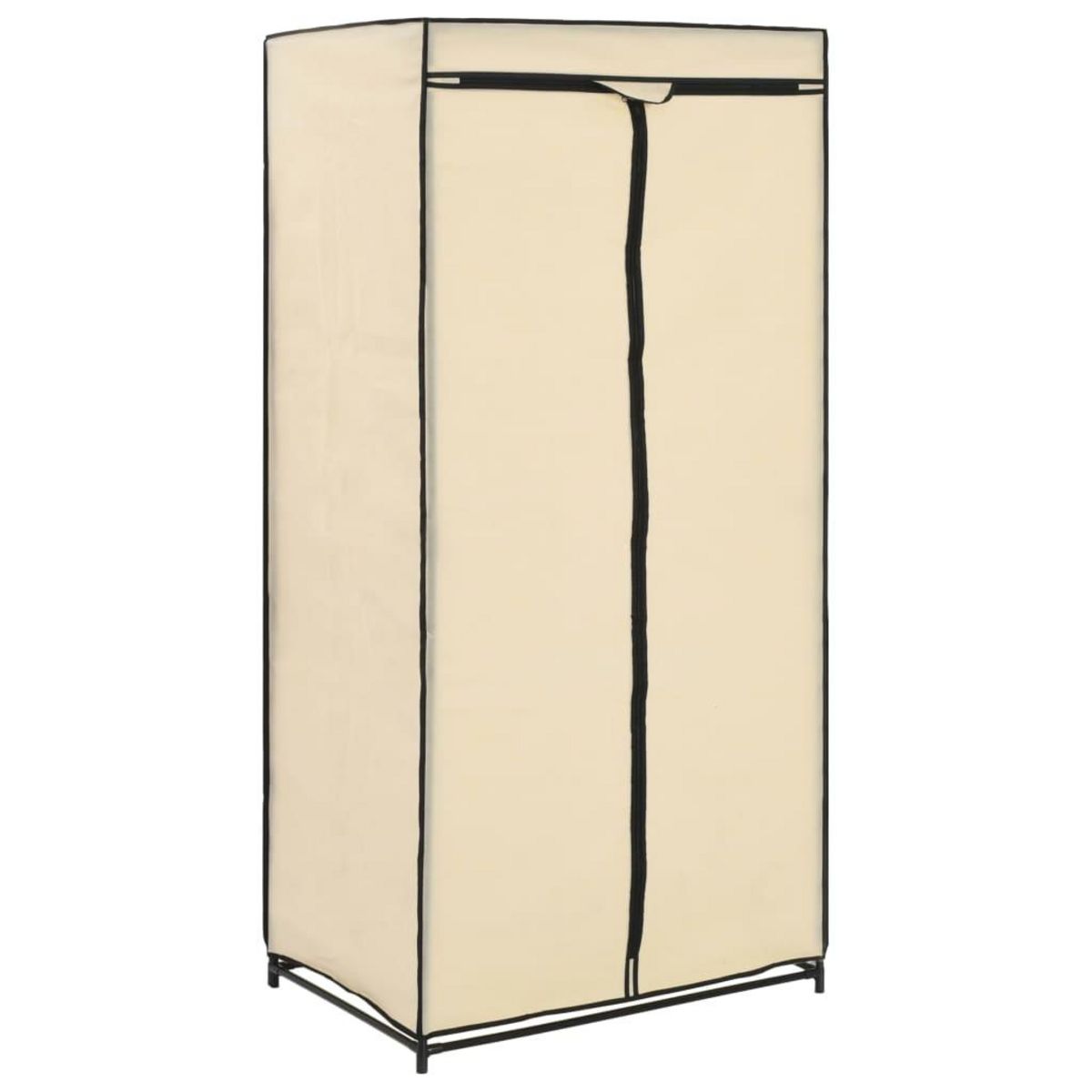 VIDAXL 2 pcs Garde-robes Creme 75x50x160 cm